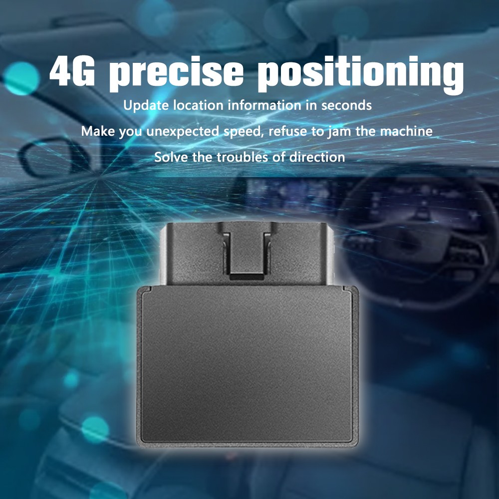 GT08 4G-LTE GPS Vehicle Tracking Device Support Android & IOS APP Low Monthly