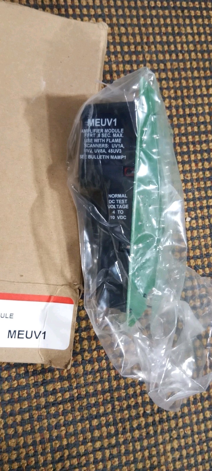 FIREYE MEUV1 UV Amplifier Module FFRT .8 Sec Max