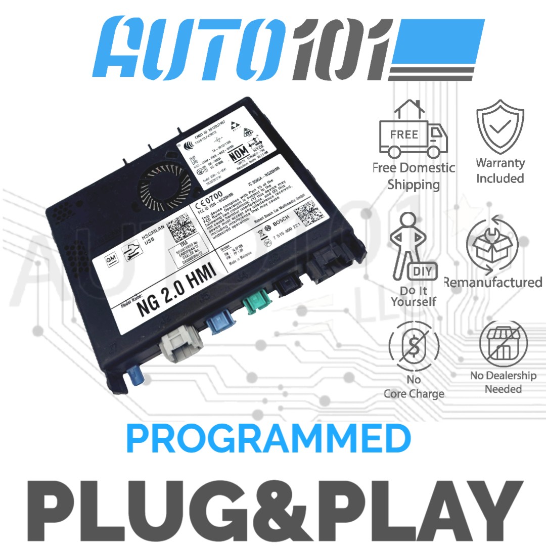 VIN Programmed 2014 Cadillac CTS Human Interface Module 2.0 W-NAV 23266008 GM