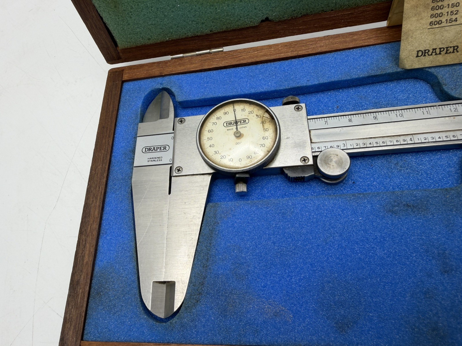 Machinist Tools: Draper Dial Caliper 600-149 (NOS)