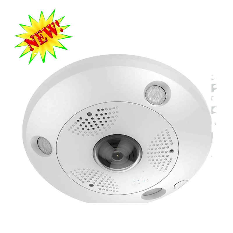 Ultra 12MP HD Vandal-resistant Fisheye Fixed Network Camera Alarm In/out