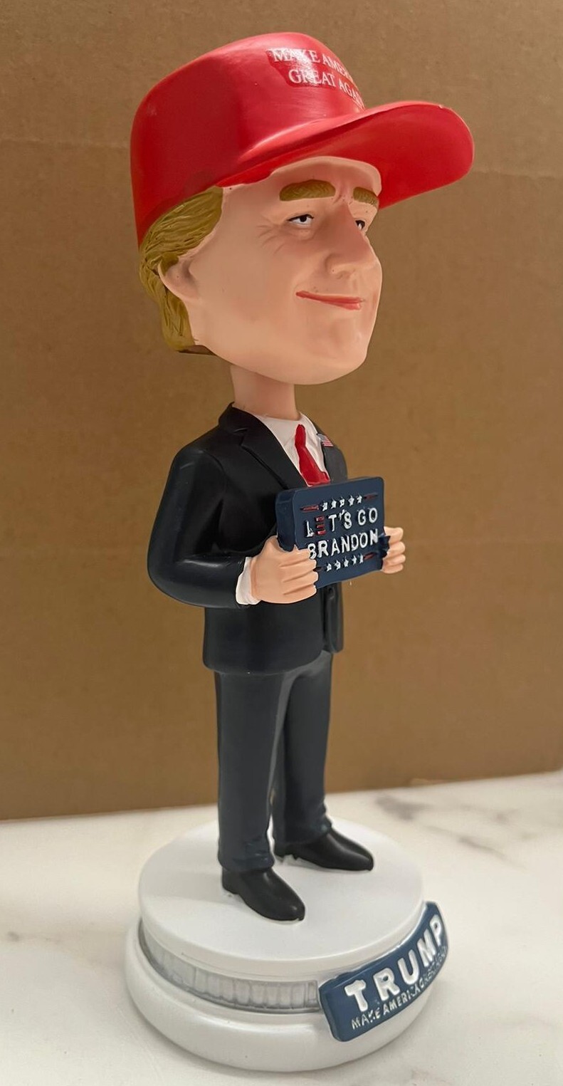 Donald Trump Bobblehead Lets Go Brandon Make America Great Again MAGA