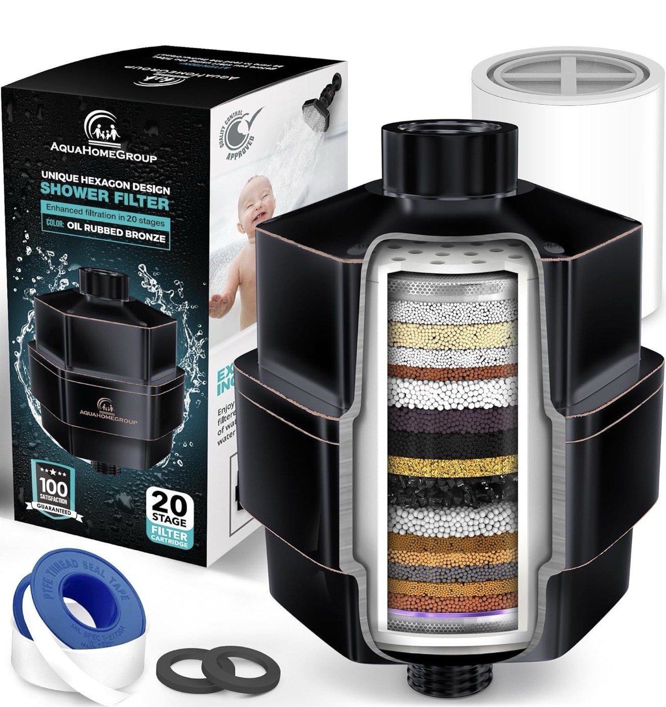 20-Stage Shower Filter