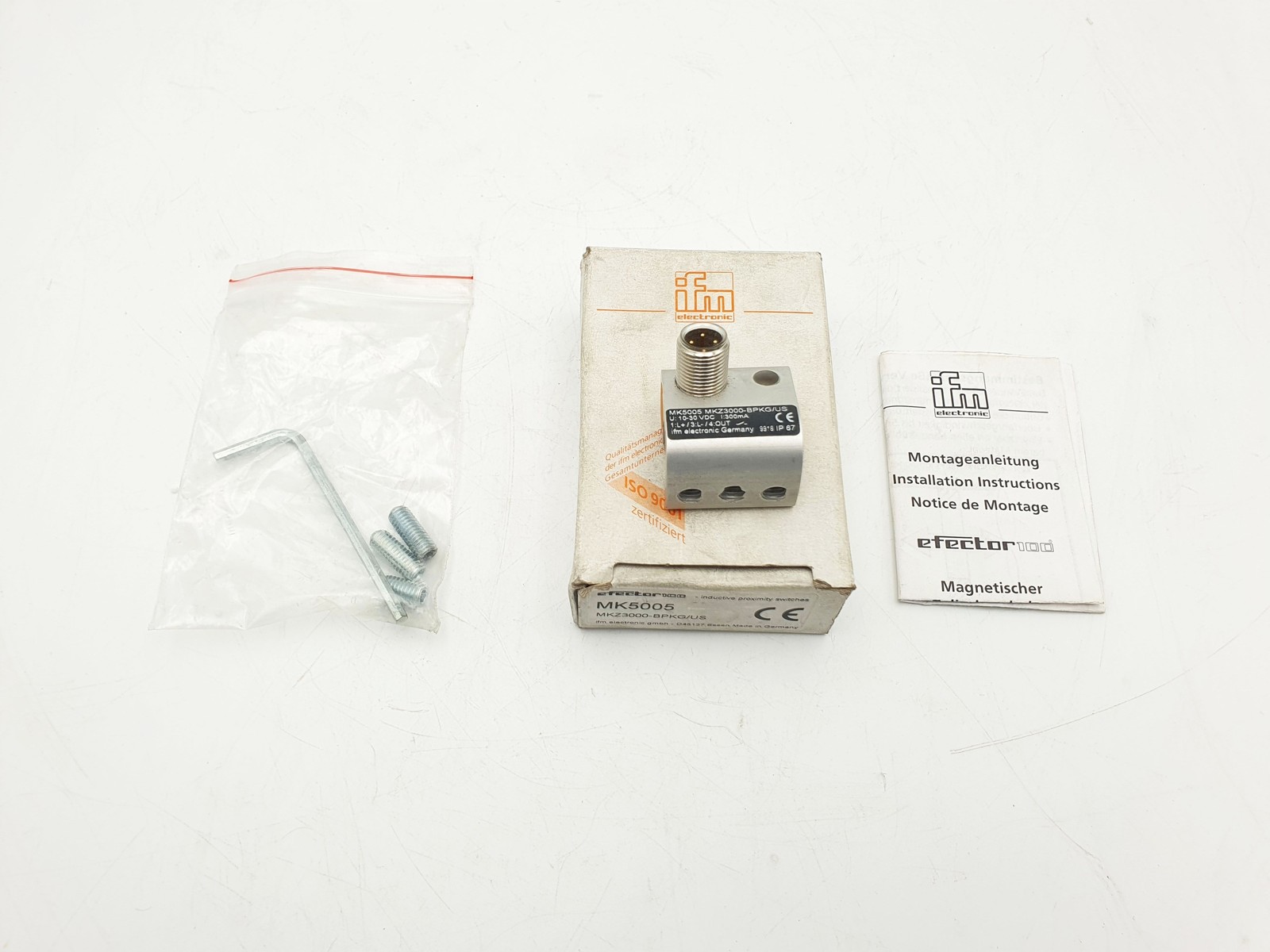 PISTON POSITION SENSOR CYLINDER SENSOR IFM EFECTOR MK5005 MKZ3000-BPKG/US
