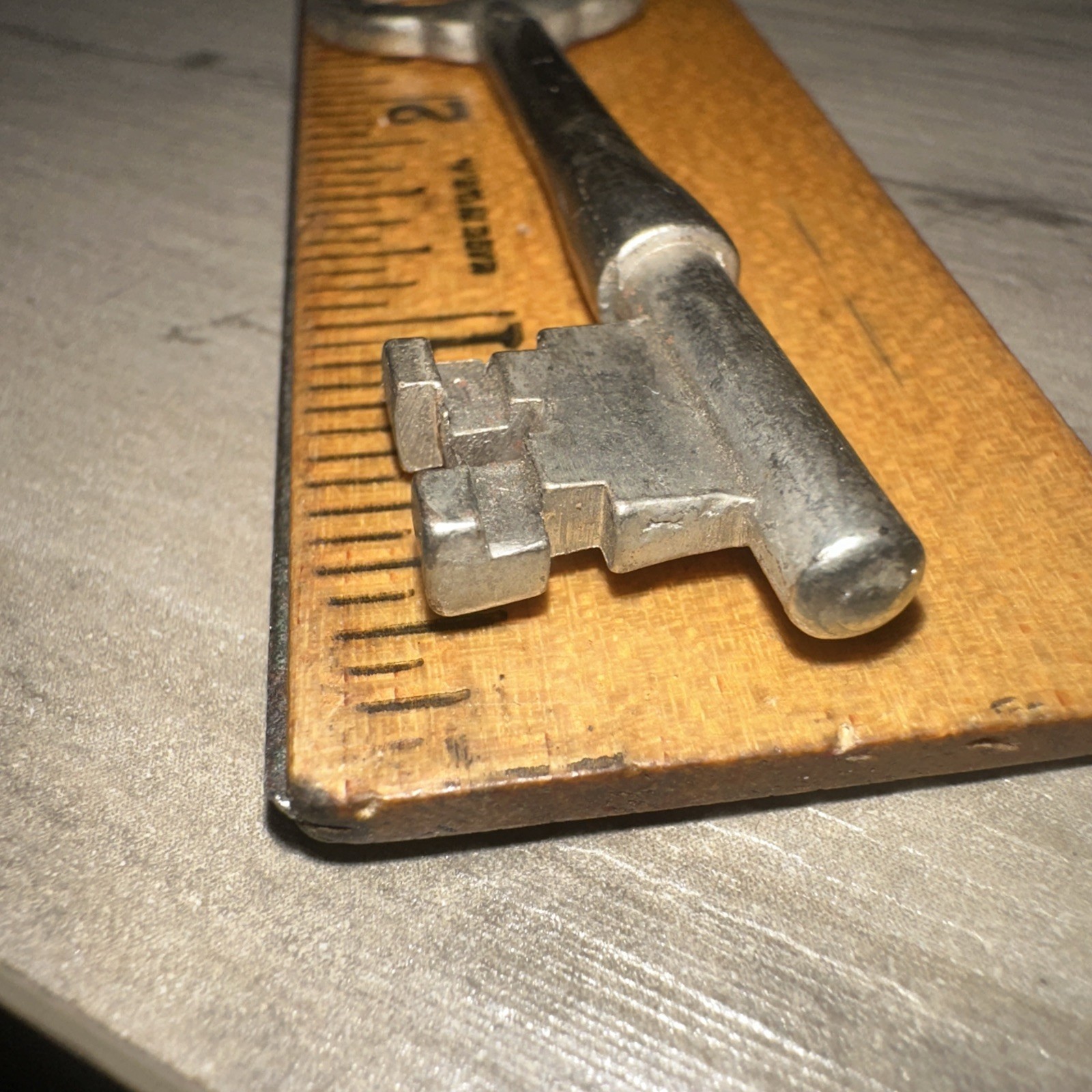 Antique Corbin Skeleton Key #DT48 Solid Barrel Key