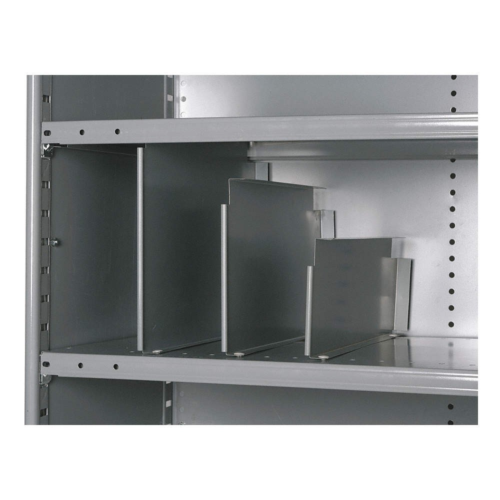 HALLOWELL 5240-1209-12HG Shelf Divider,12inx9inx12in,Steel,PK12 1BRL5