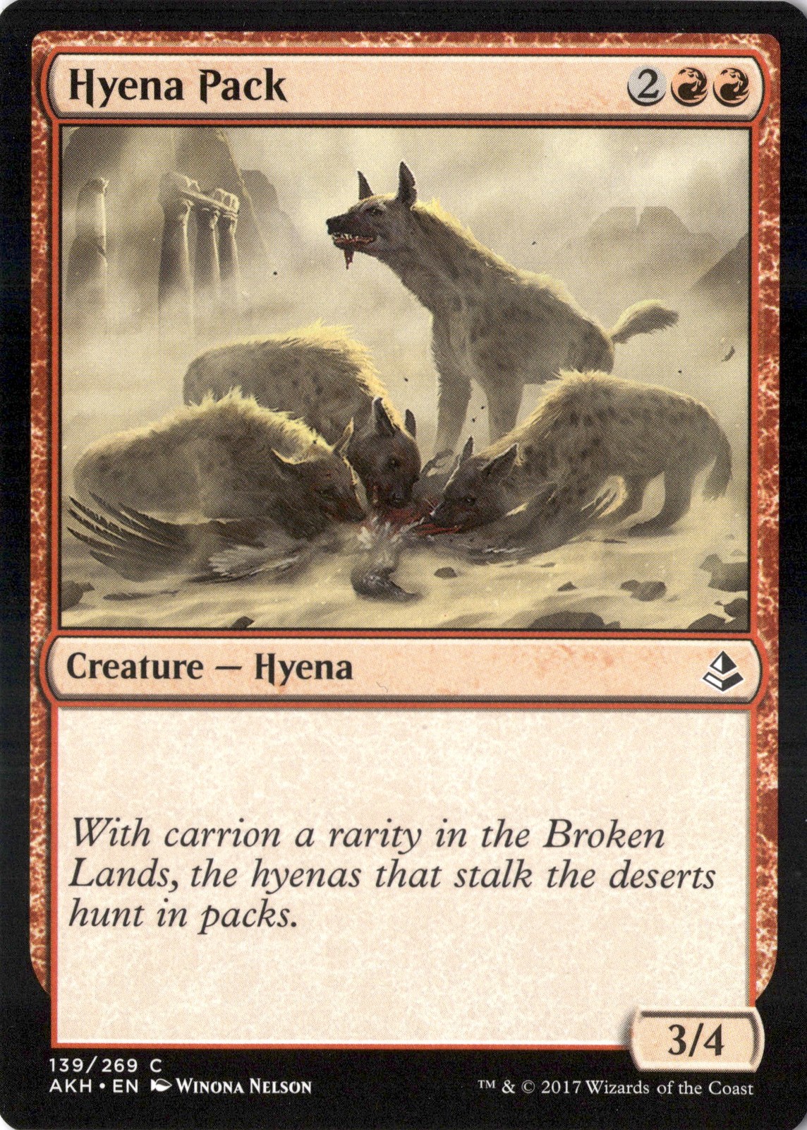 Hyena Pack Amonkhet 139 LP