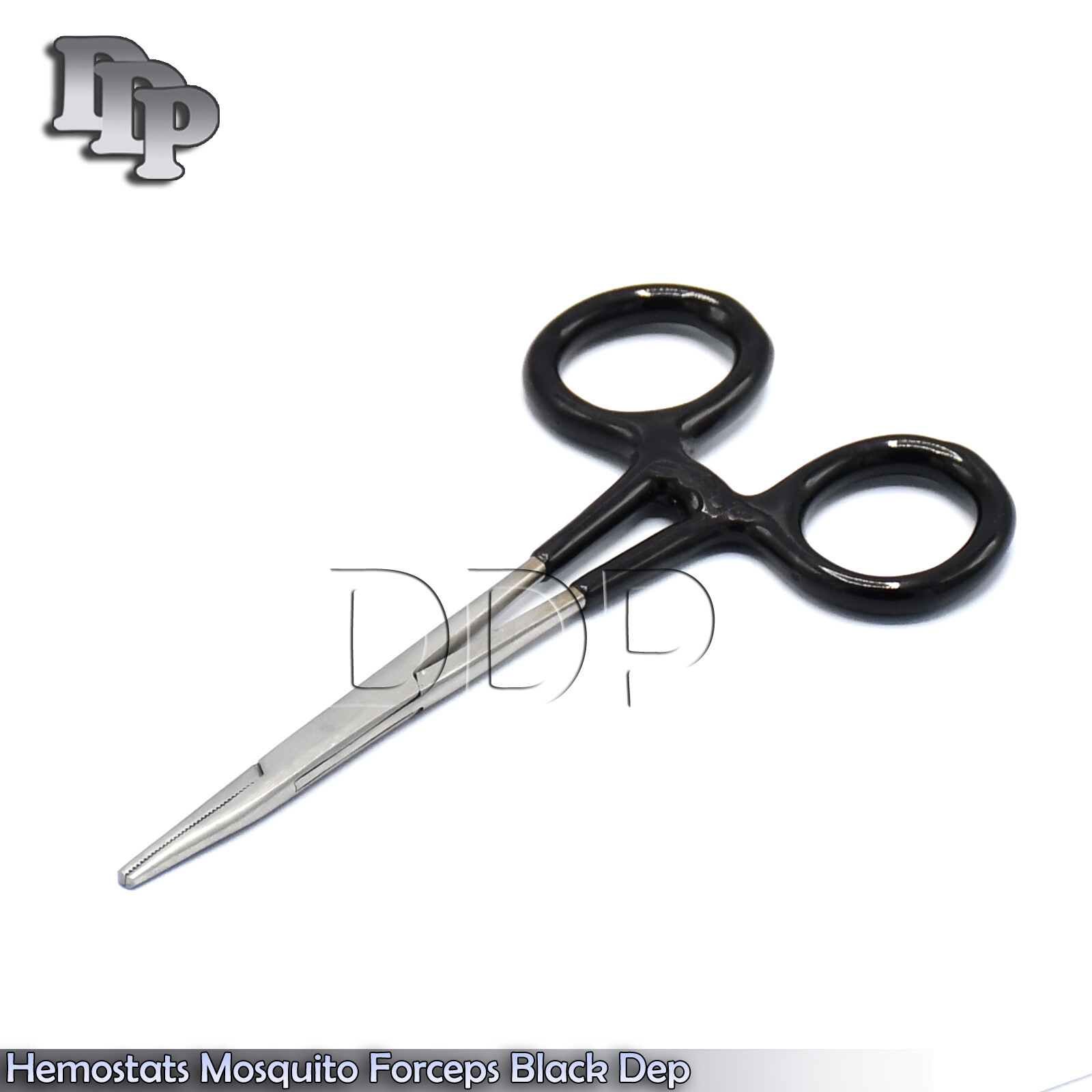 Hemostats Mosquito Forceps Surgical Instruments, Black Dep Handle 5" Straight