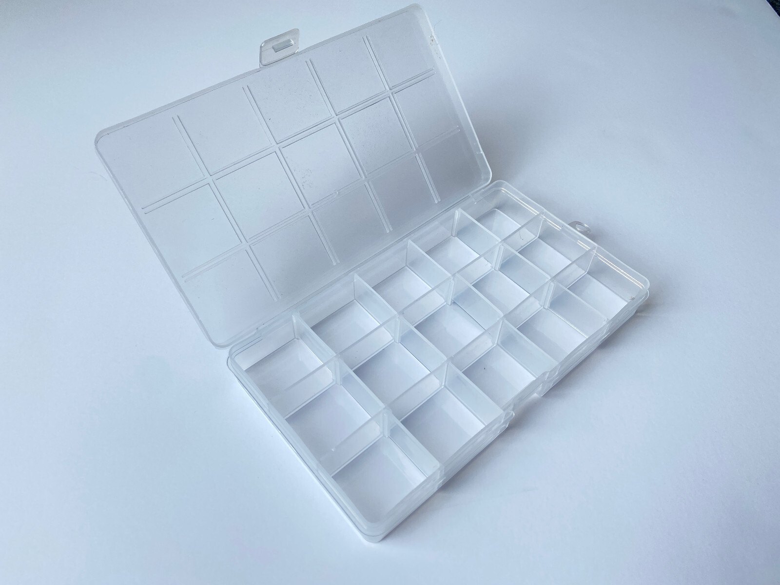plastic organizer container storage for jewelry, beads, small parts, fishing