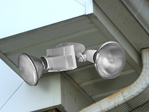HZ-5411-WH Heavy Duty Motion Sensor Security Light, White