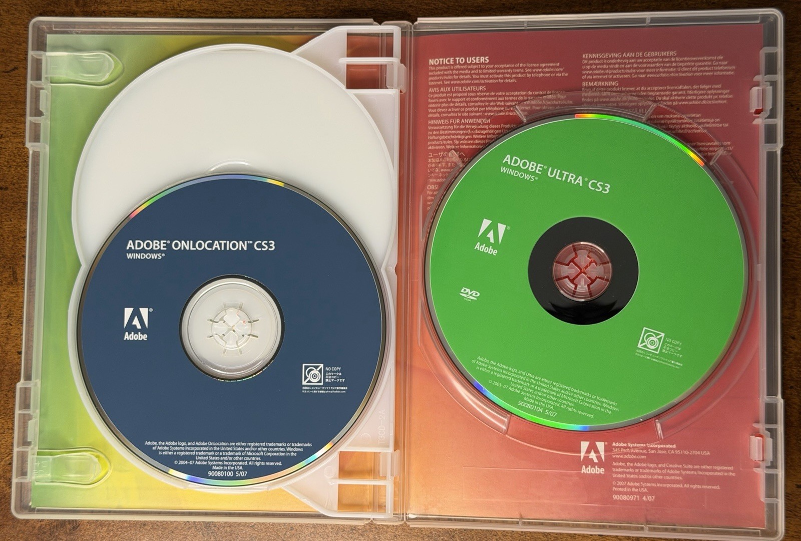 Adobe Creative Suite 3 Master Collection For Mac Education w/o serials