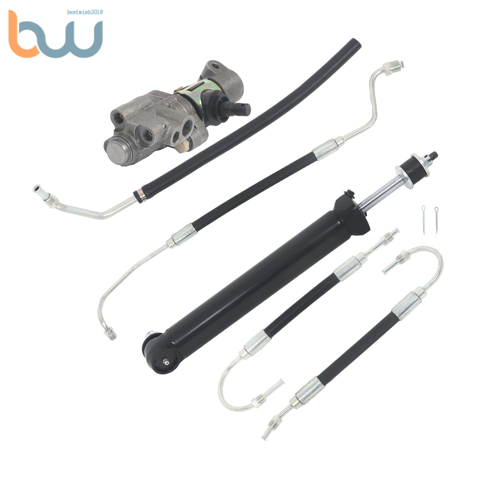 For 1963-1979 Corvette Small Block Steering Valve Cylinder Ram Hose Kit NO CORES
