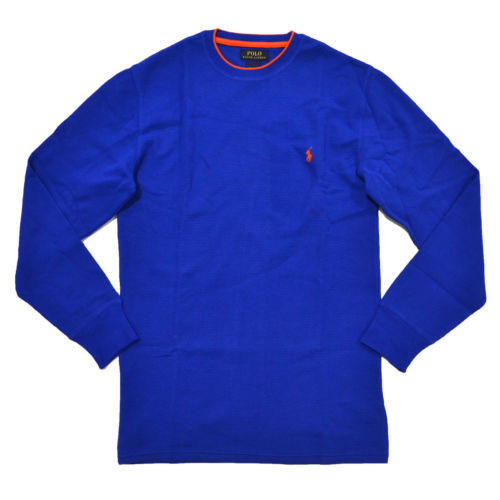 New Mens Ralph Lauren Polo Top Crew Waffle Thermal Top Small Medium Large XL 2XL