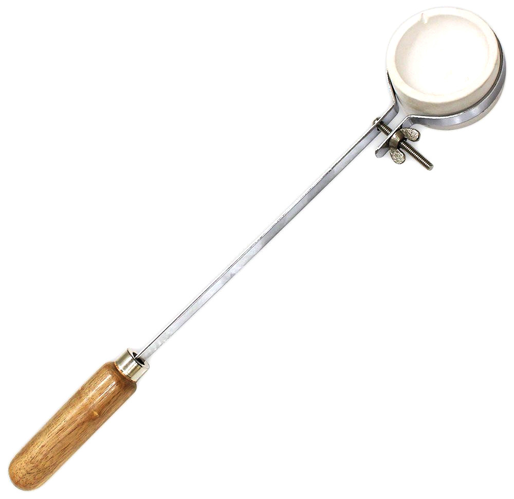 Crucible Holder With 3 inch Crucible 19 Inches long
