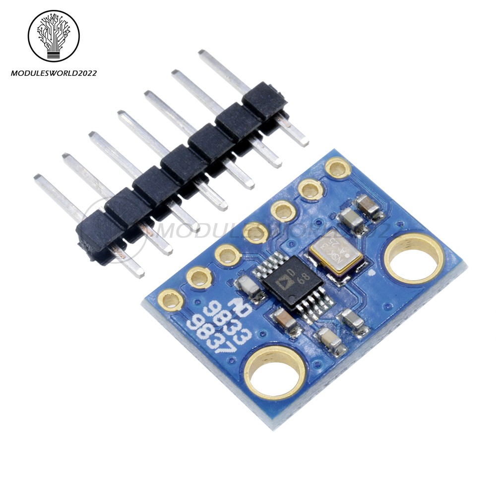 1-10PC AD9833 DDS Signal Generator Programmable Microprocessors Sine Square Wave