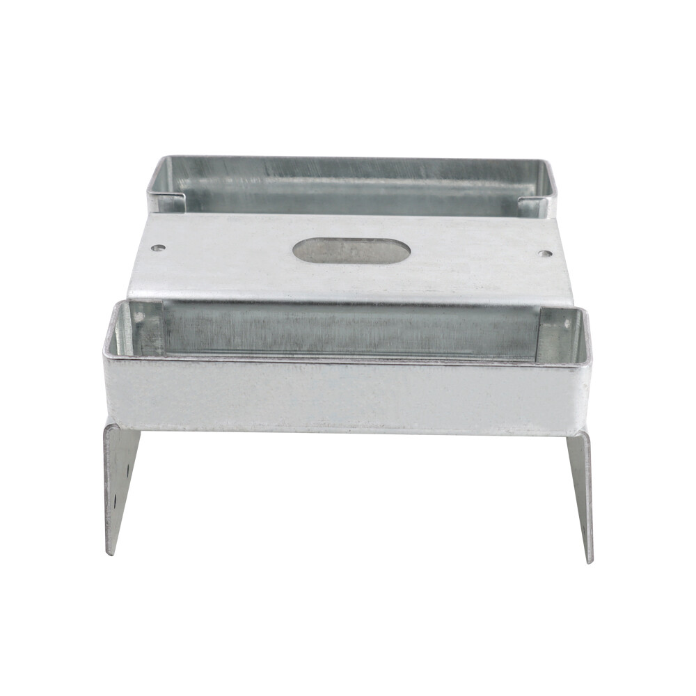 TIEWARDS ABA66Z ZMAX Galvanized 14-Gauge 6x6 Adjustable Post Base 10-per Box