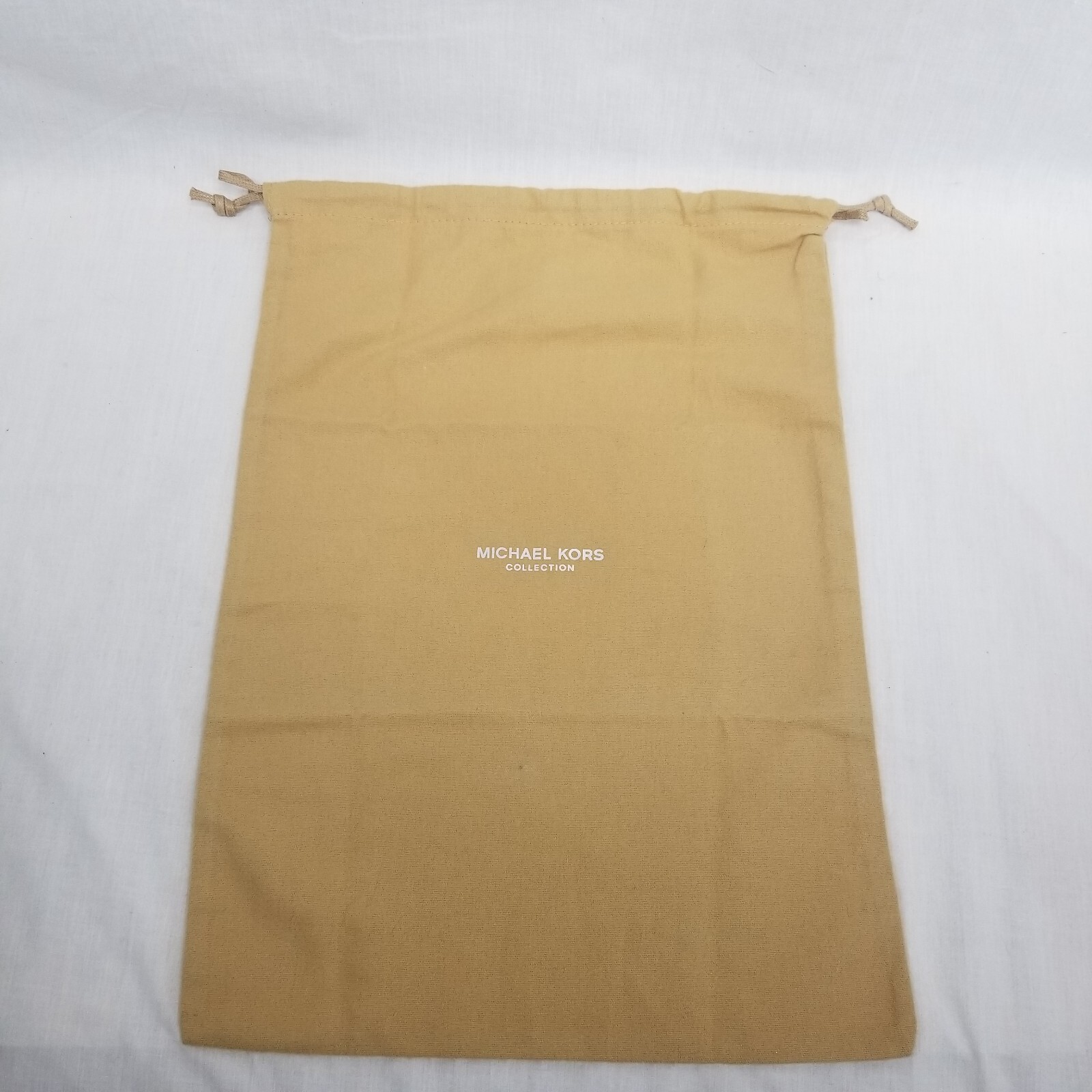 Michael Kors Drawstring Dust Bag Suede Color With Silver Logo 10.5 "X15.5"