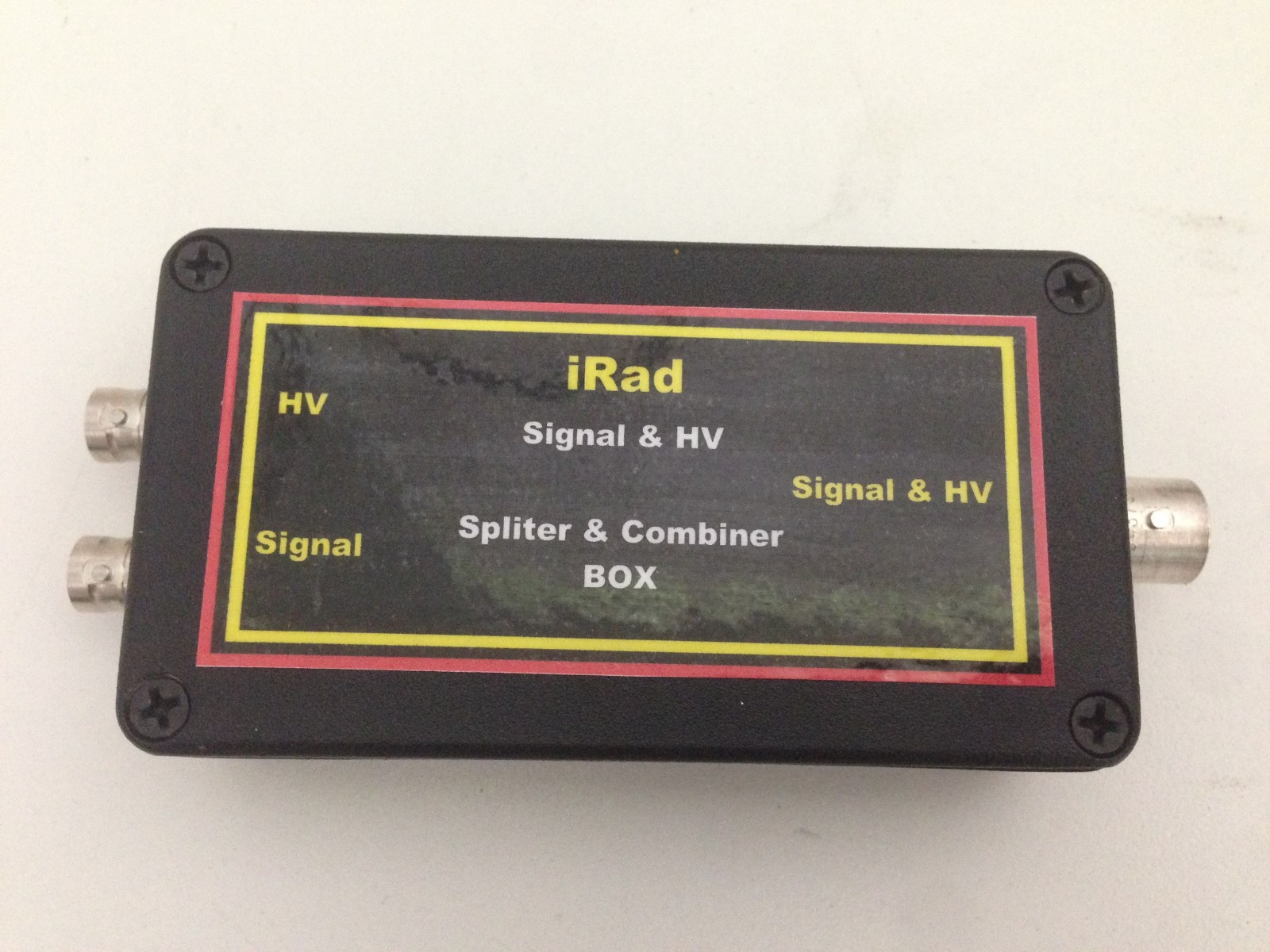 Splitter Combiner Box for Scintillation Detector Signal & HV with Ludlum C & BNC