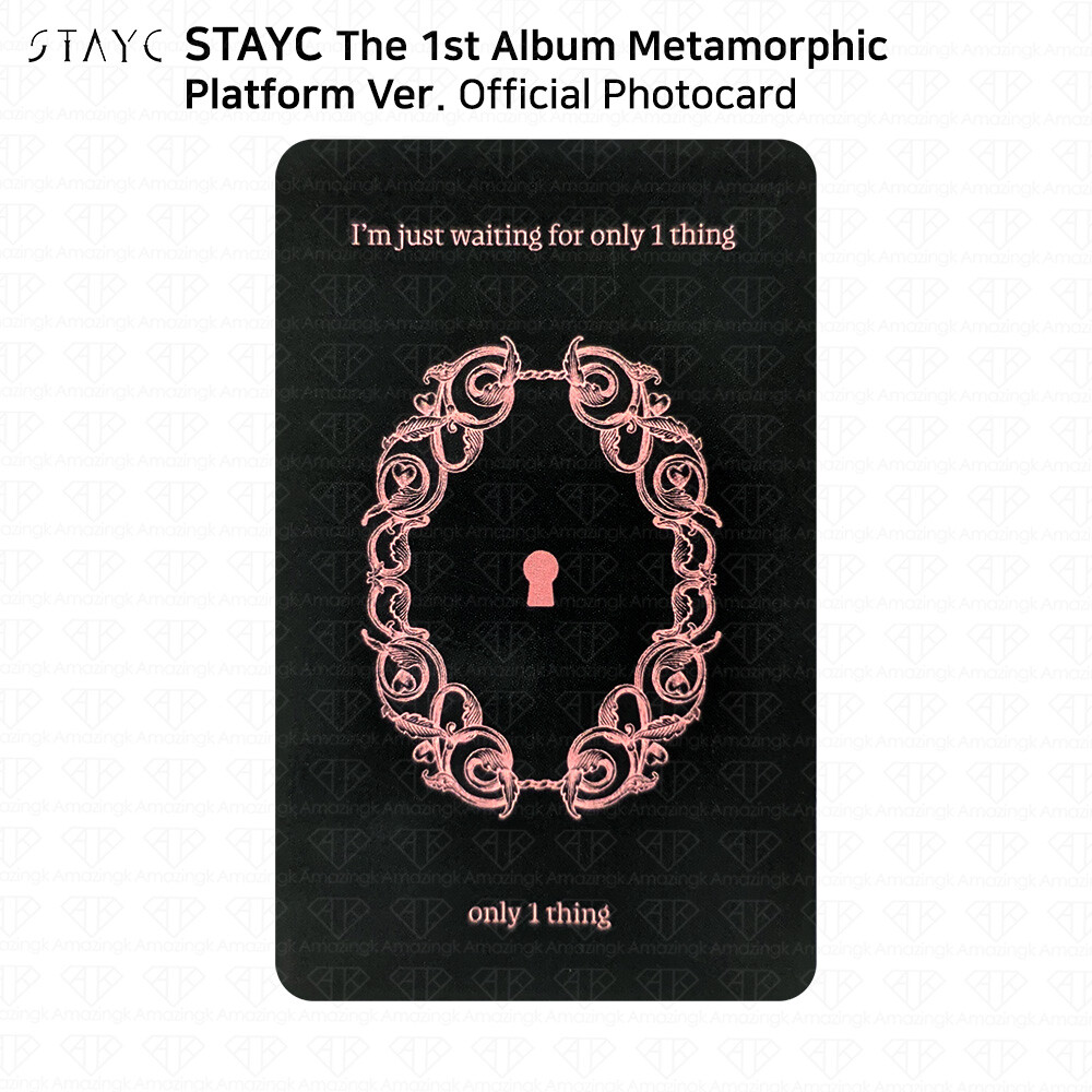 StayC The 1st Album Metamorphic Platform Ver Official Selfie Photocard QR Card