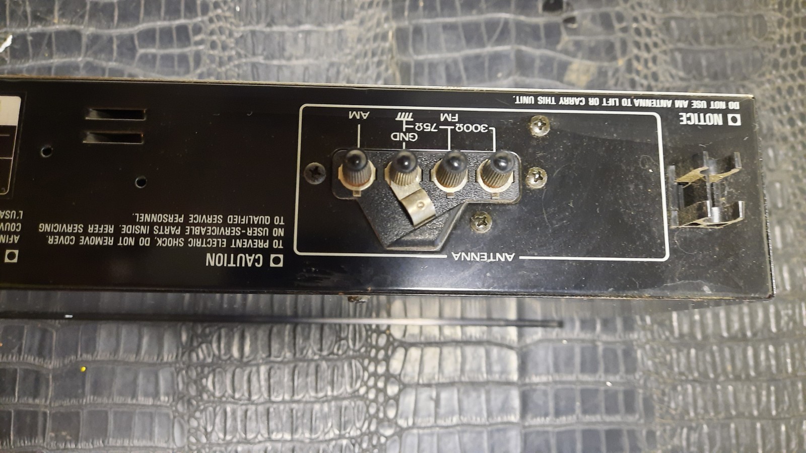 Kenwood Synthesizer Stereo Tuner Basic T1 Quartz Tested & Working