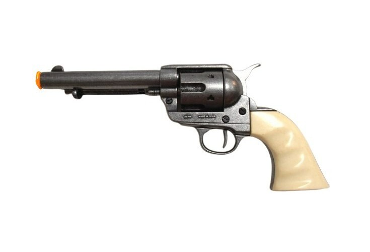 Denix M1873 Peacemaker Old West Non-Firing Collectible Revolver White Grips