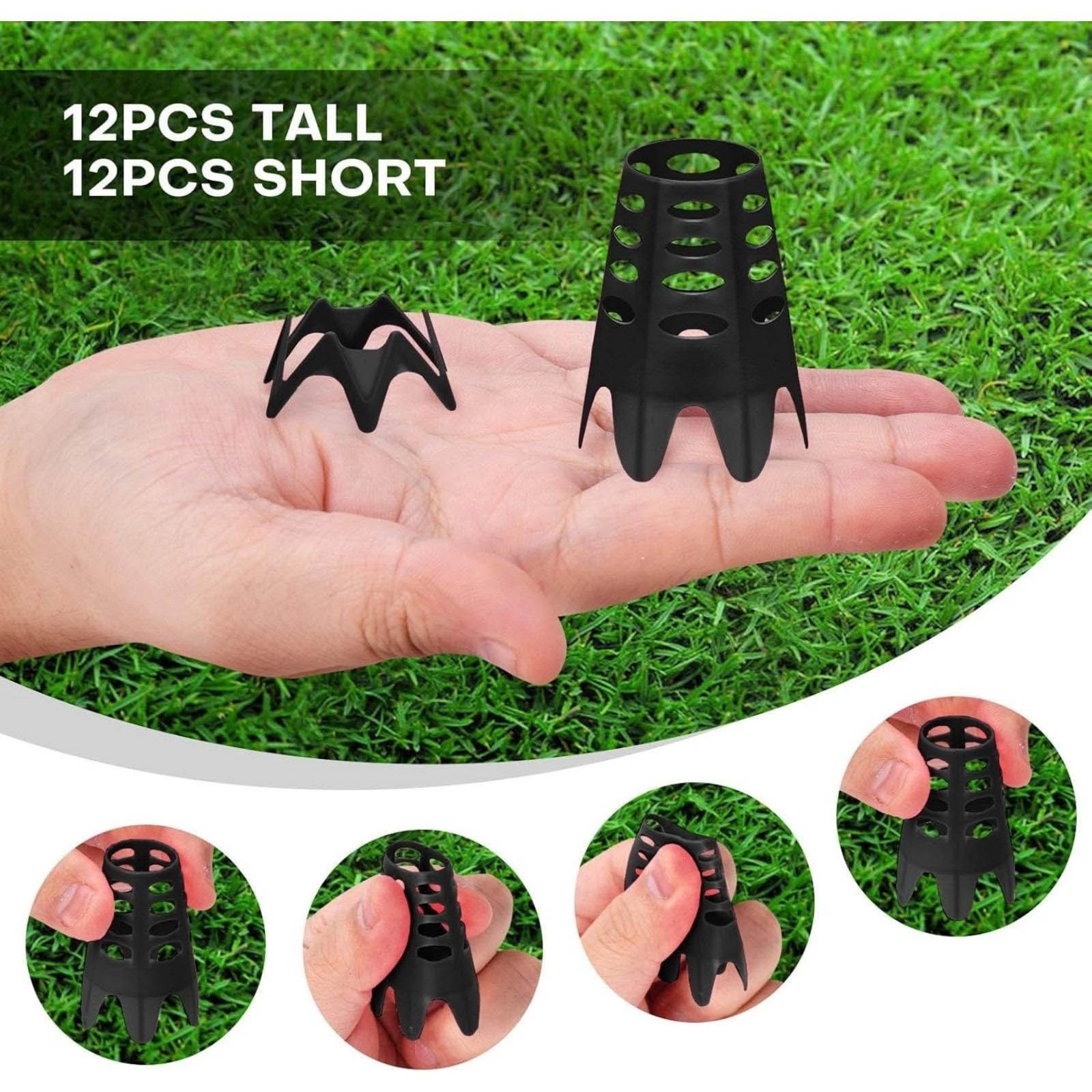 24 Count Plastic Golf Tee Set for Driving Range Warrior and Skill Improvement