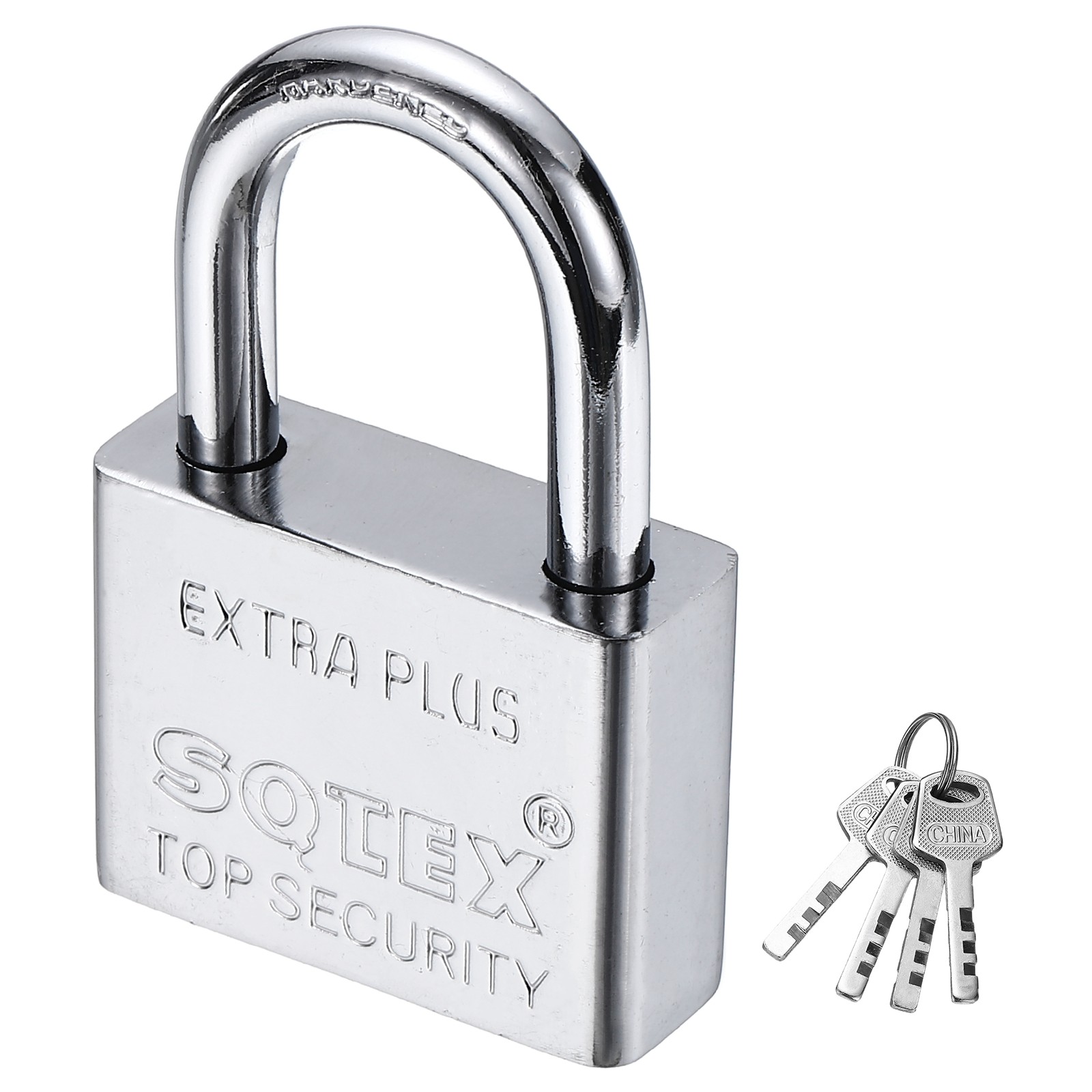 75 x 50 mm Heavy Duty Lock Alloy Steel High Security Padlocks with 3 Keys