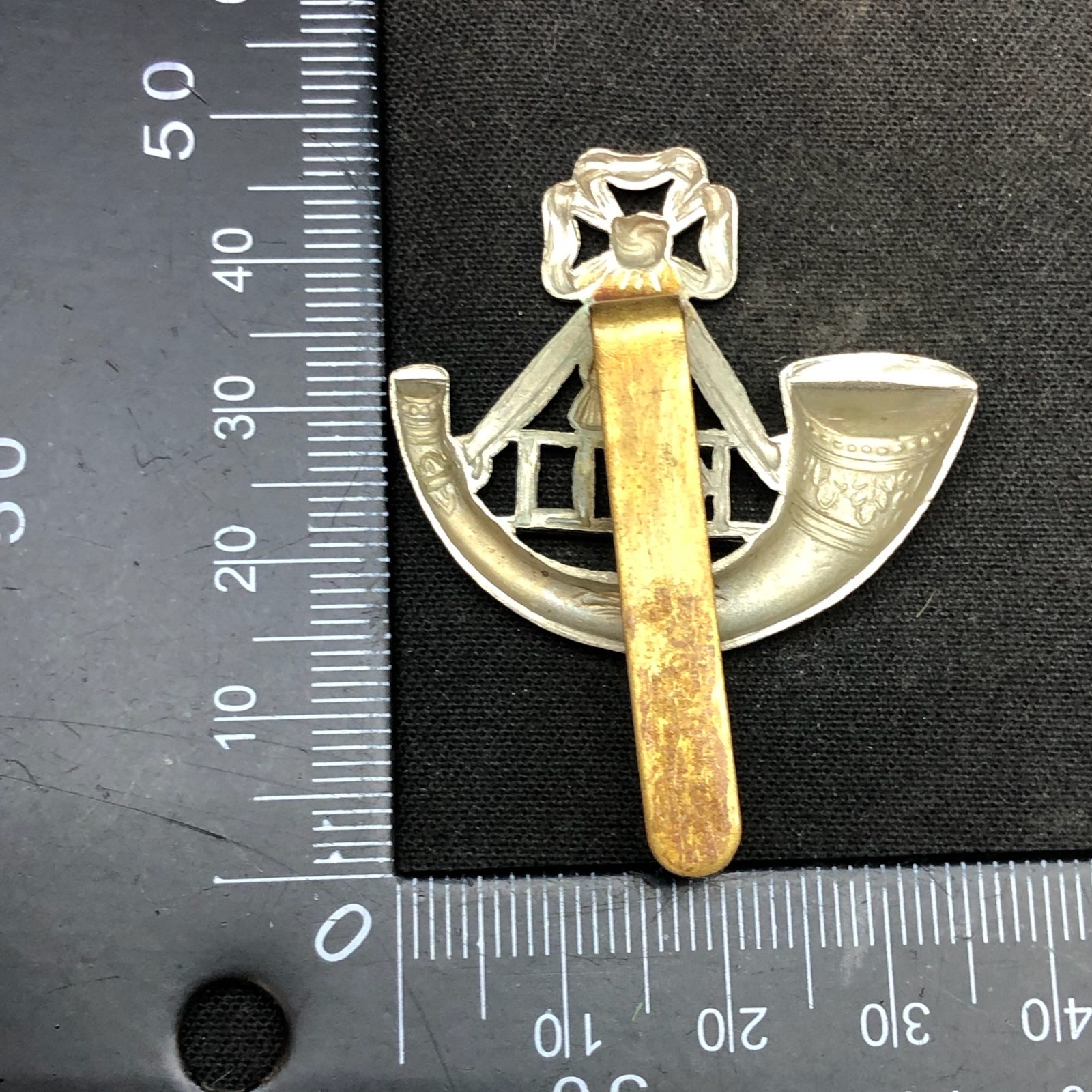King's Shropshire Light Infantry - Original British Army Cap Badge