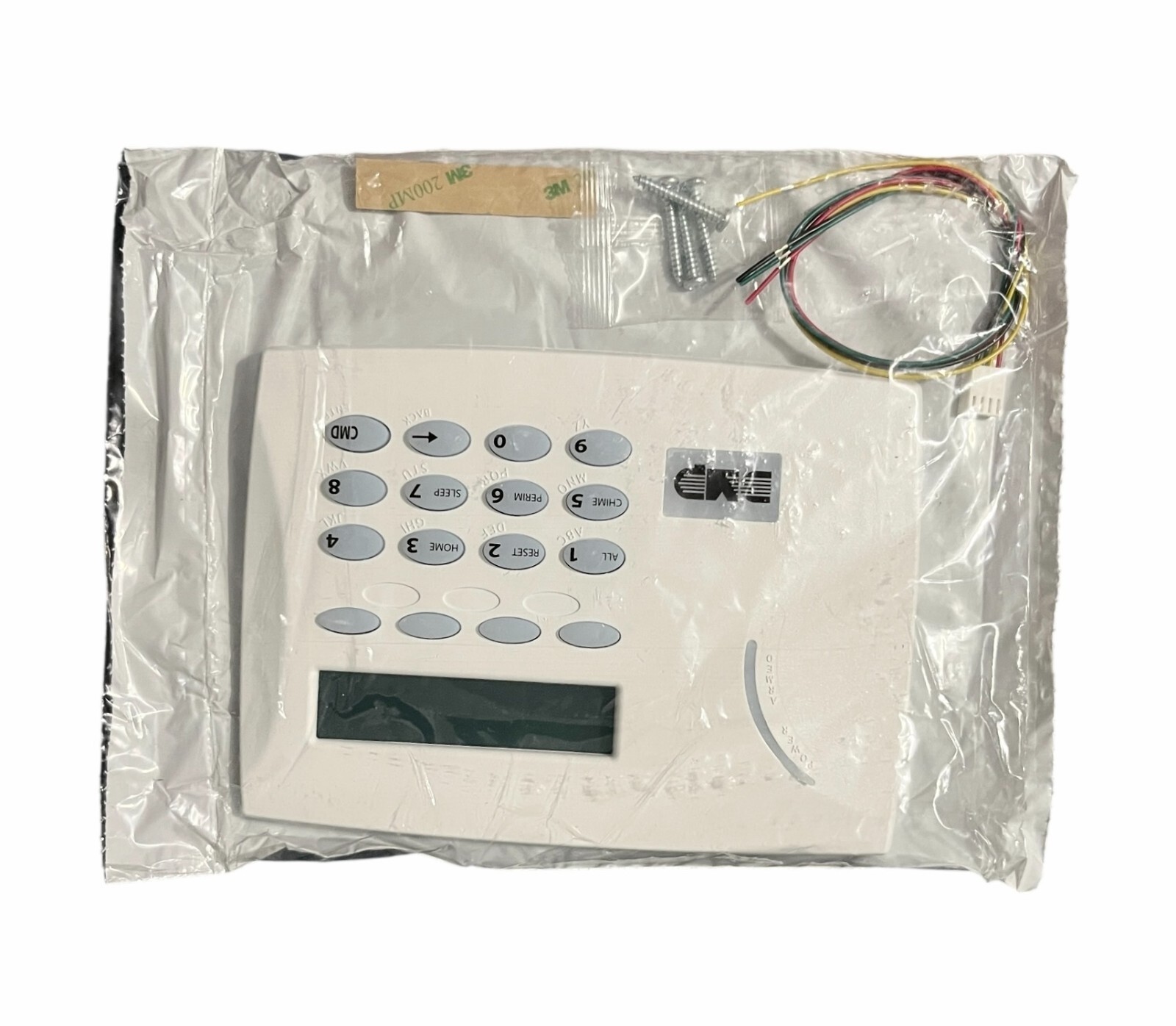 DMP 7063-W Thin LCD Keypad Prox White SC Reader Keys