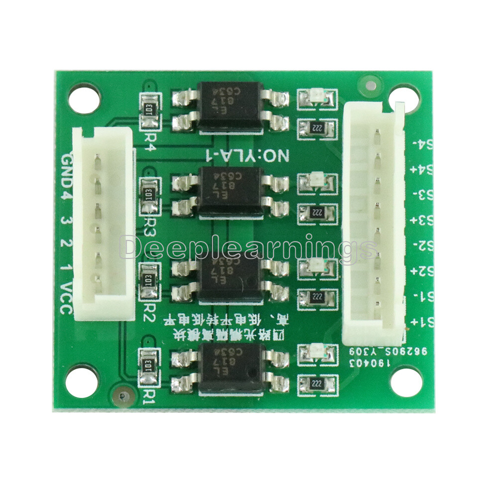 NEW 4 Channel Optical Coupler Isolation High/Low Level Voltage Converter Module