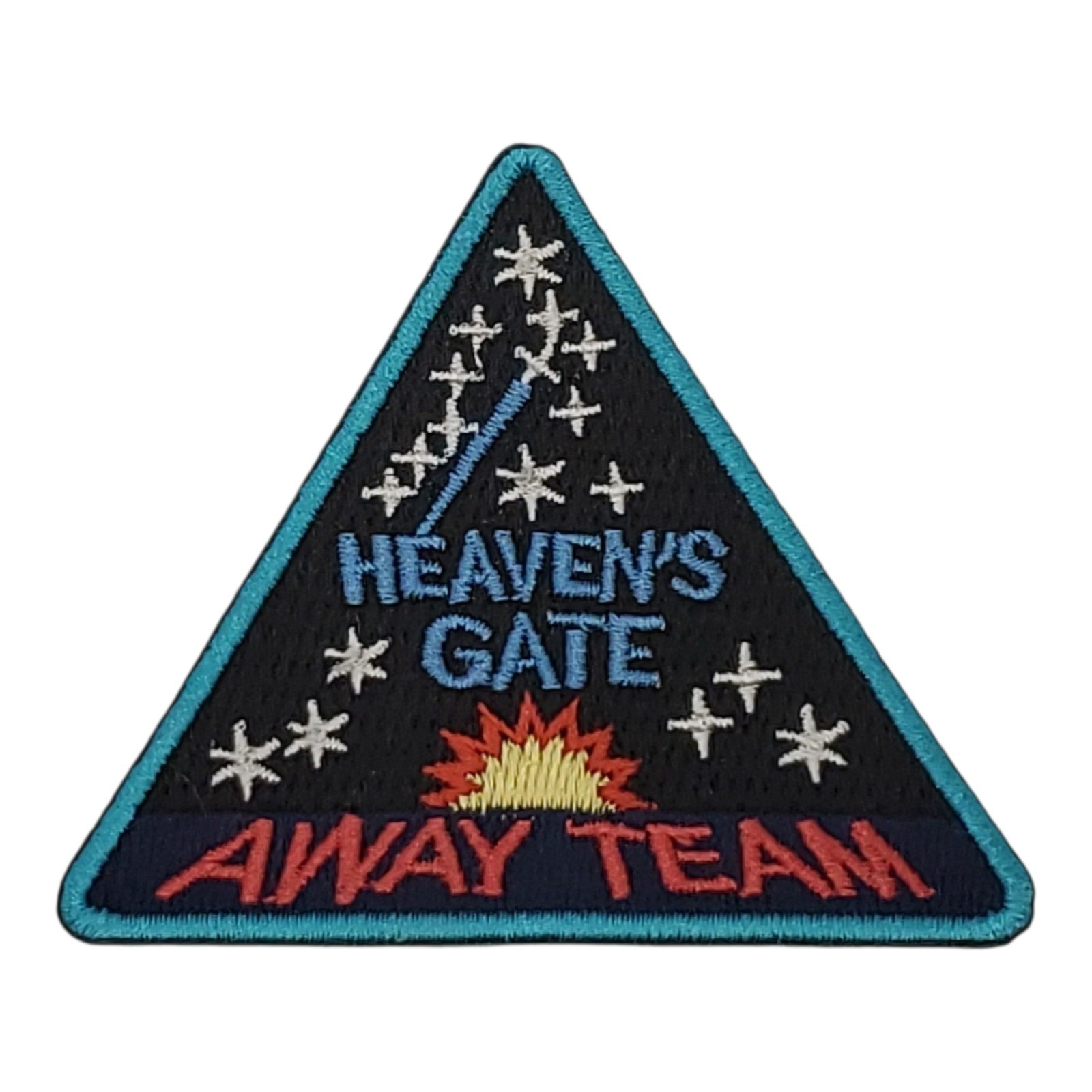 Vintage Heaven's Gate Away Team Cult Patch. Embroidered. Iron On. 3"x2.5"
