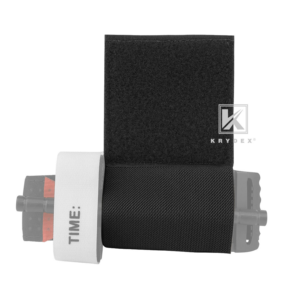 KRYDEX Elastic Holder Strap for Tourniquet Fastener Tool Hook & Loop Black