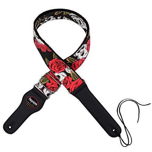 Guitar Strap/Bass Strap, Cotton Belt for Acoustic/Electric/Bass Guitar with