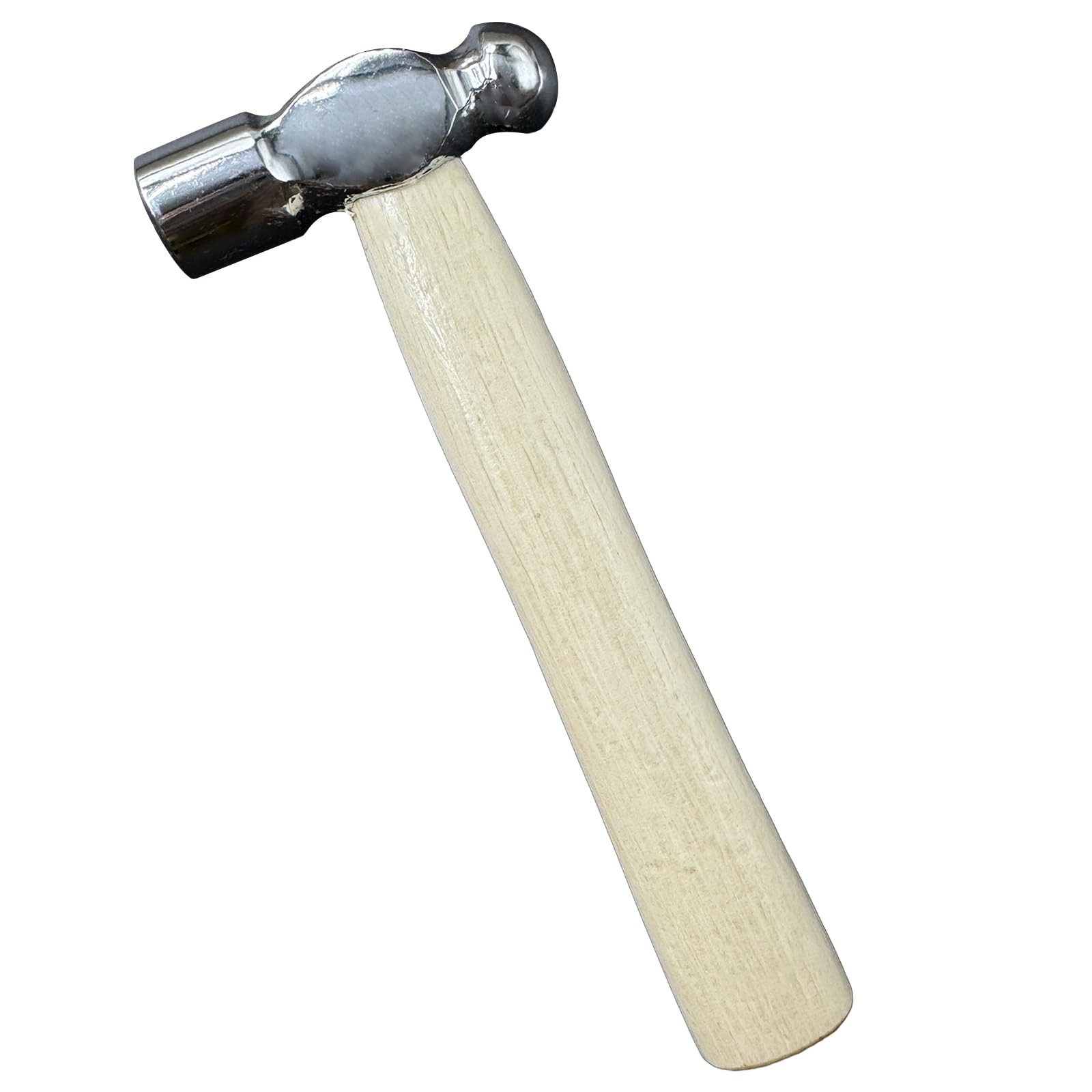 5 oz Mini Ball Peen Hammer with Anti-Slip Wooden Short Handle for DIY Craft