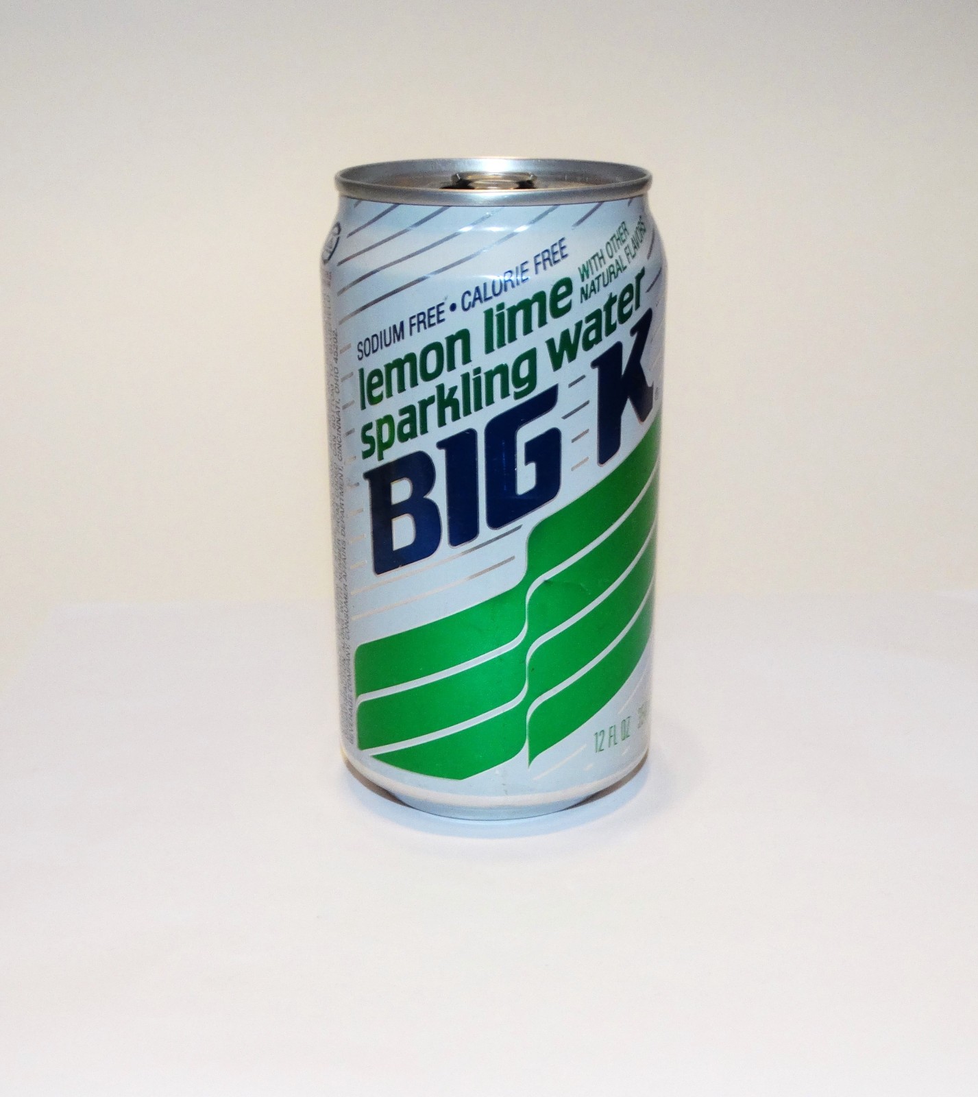 BIG K Soda Can Lemon Lime Sparkling Water  c1994 Bluefield VA