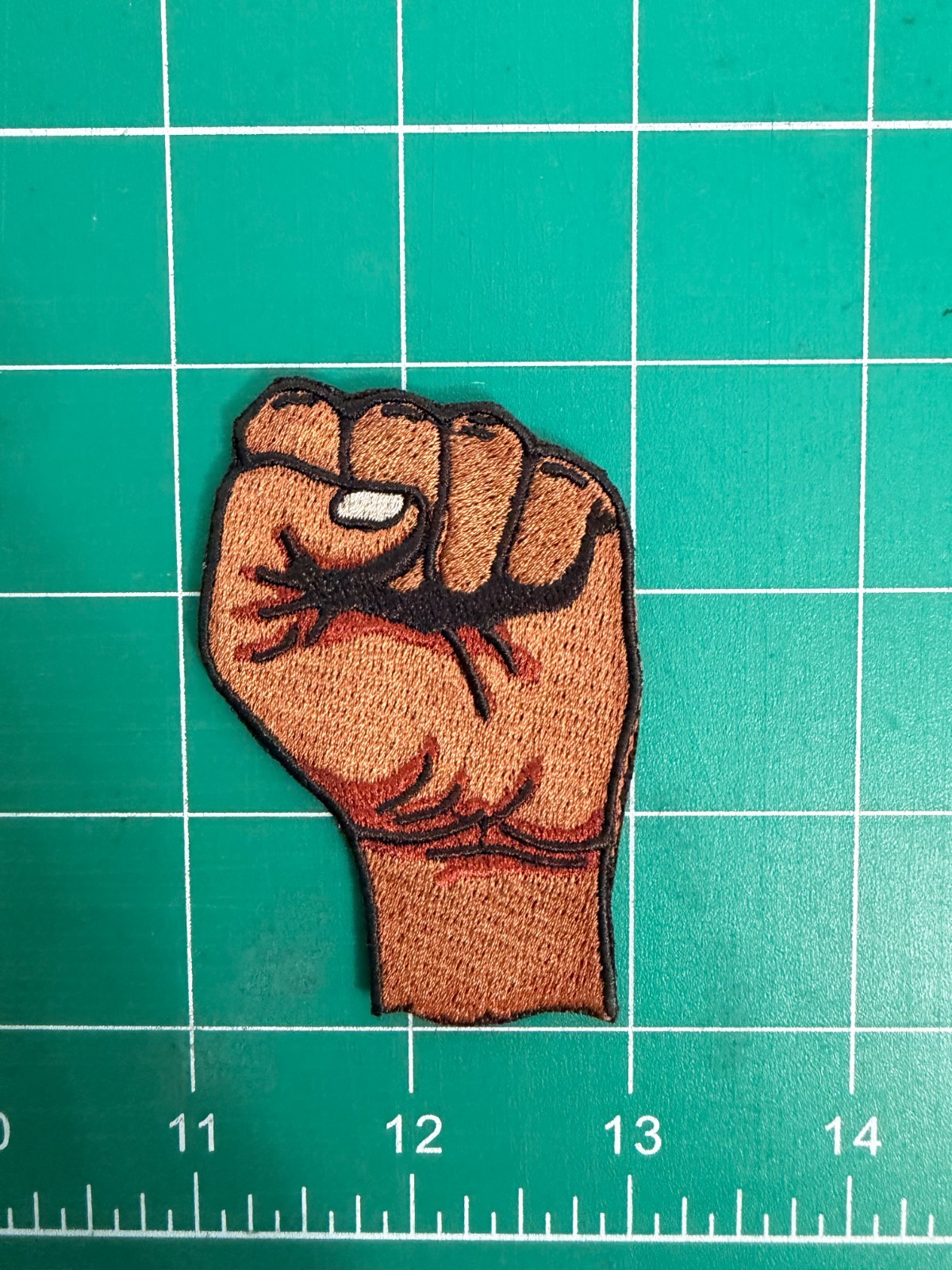 Biker Patches - Black Power Fist
