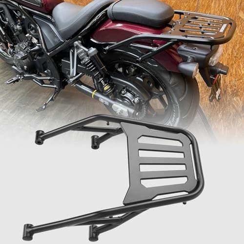 Motorcycle Rear Carrier Support Shelf Luggage Rack Passenger Carrier Grab Bar