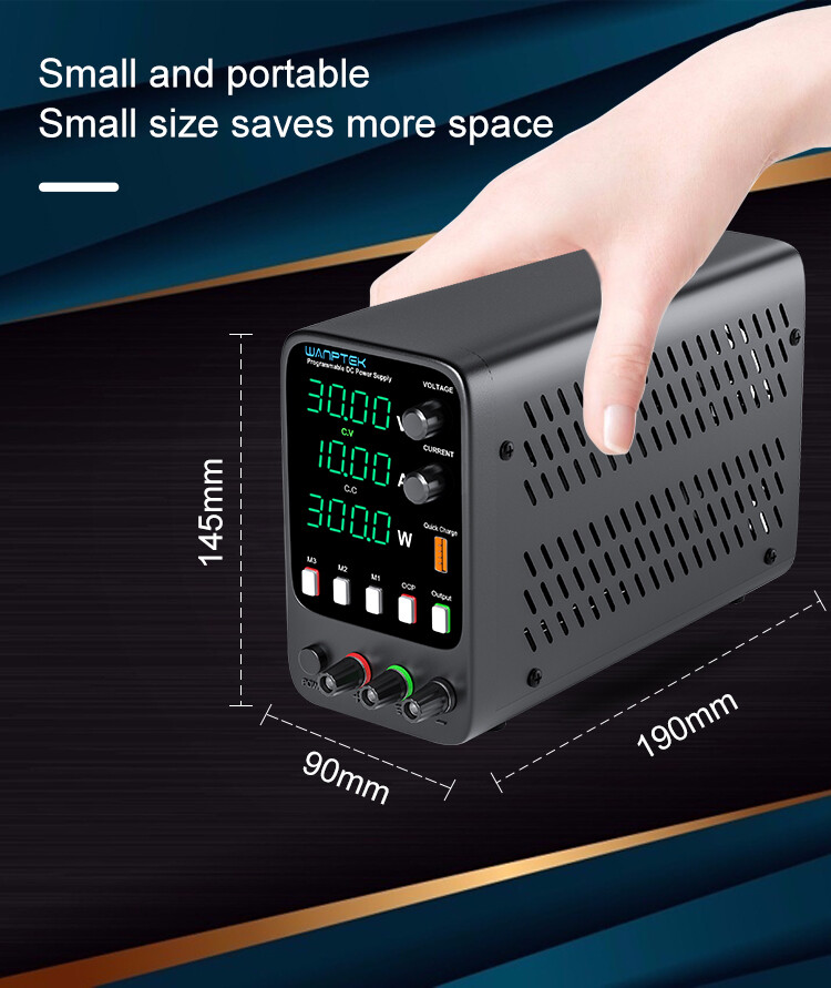 DC 60V 5A Lab Adjustable Power Supply Variable Bench Switching Internal Memories