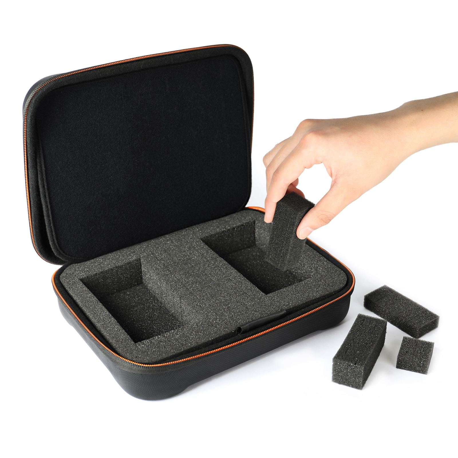 USA GEAR Ghost Hunting Equipment Case with Customizable Foam Interior