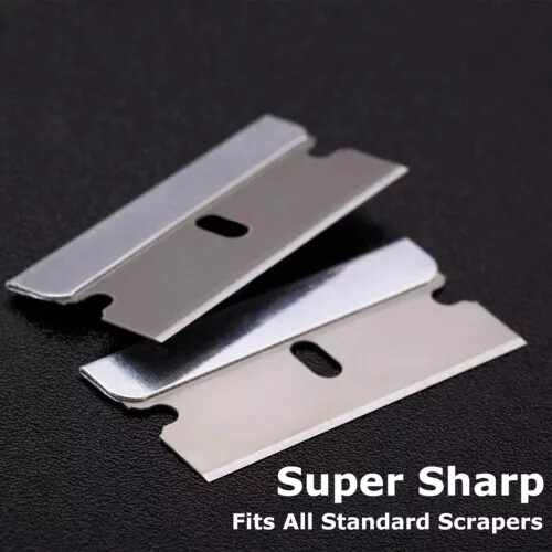 400xSingle Edge Razor Blades,Replacement Box Cutter Blades,for Removing Labels