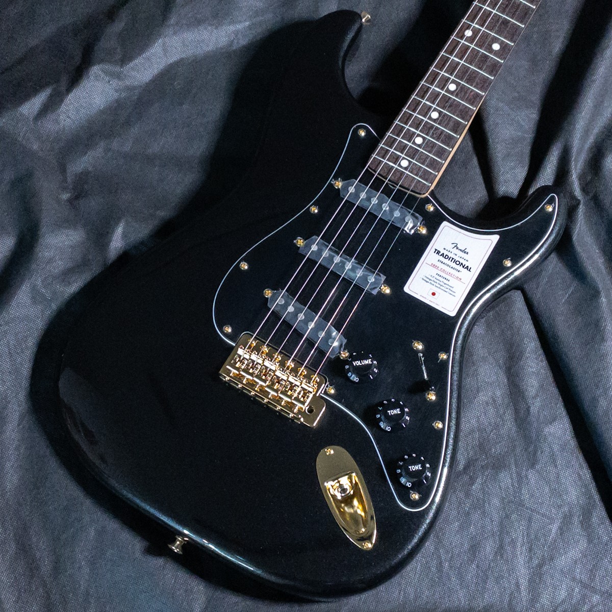 Electric Guitar Fender Traditional 2025 Collection '60s Stratocaster Black Pearl