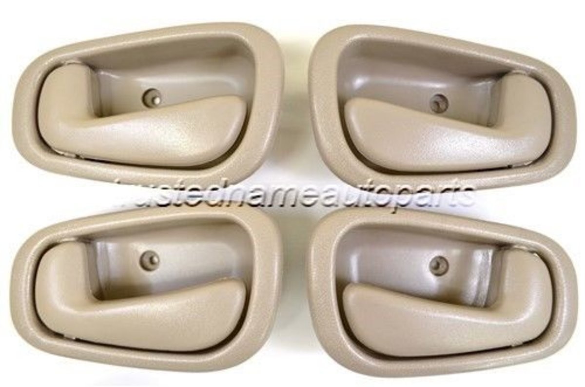 fits 1998 to 2002 Corolla Interior Door Handle Left Right Front Rear Beige Tan