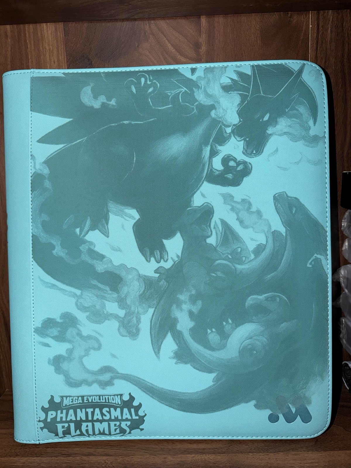 pokemon Laser Engraved Phantasmal Flames Top Loader Binder Made To Order