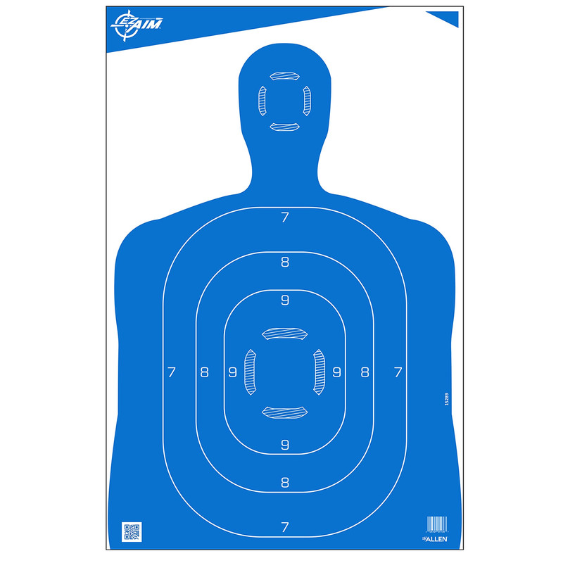 Ac Allen Allen Company 100-Pack Ez-Aim Silhouette Targets For Shooting - Human