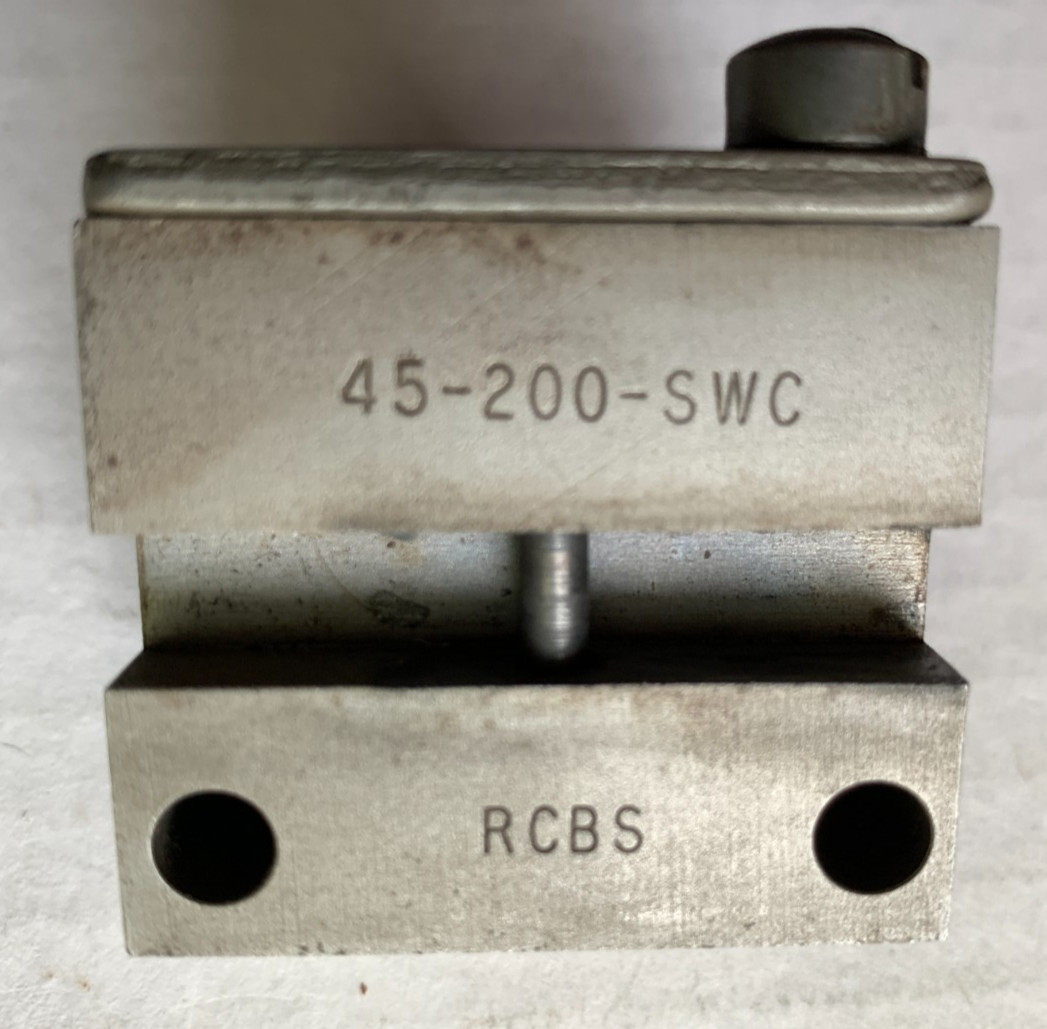 RCBS BULLET MOULD MOLD 45-200-SWC 45 ACP  200 GRAIN SEMI-WADCUTTER