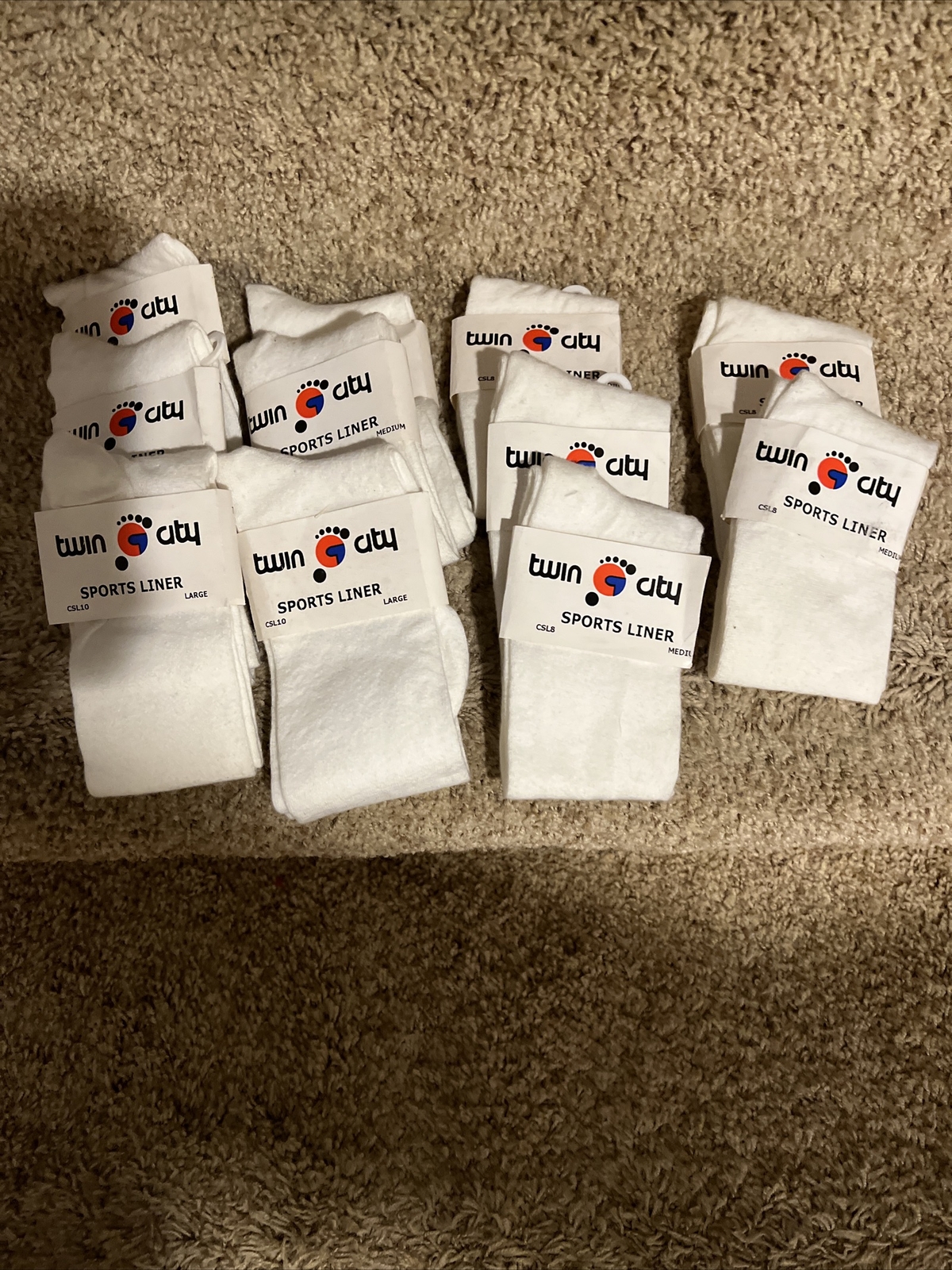Vintage twin city sport liner large medium lot  10 pair