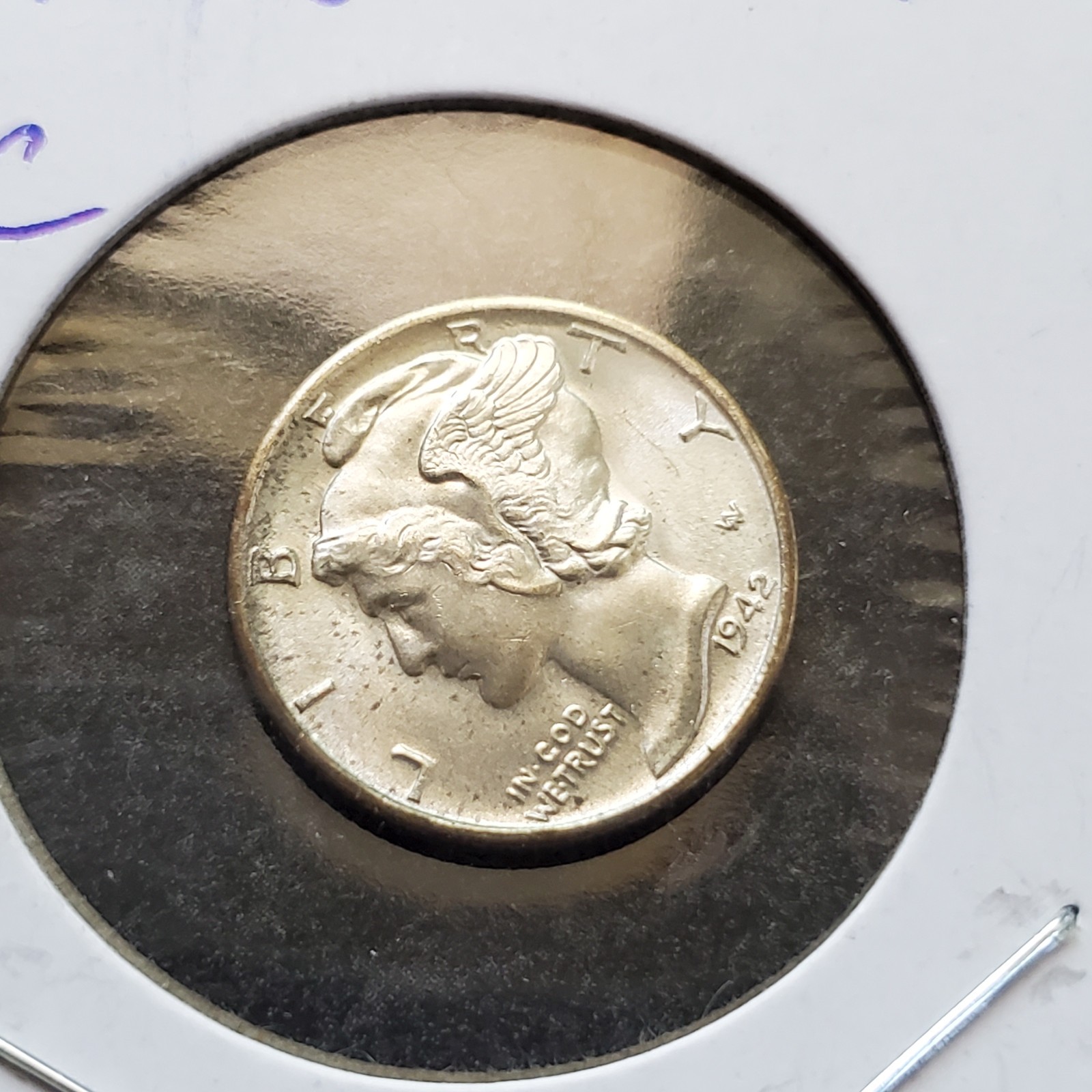 1942-S MERCURY DIME BU-UNC #3