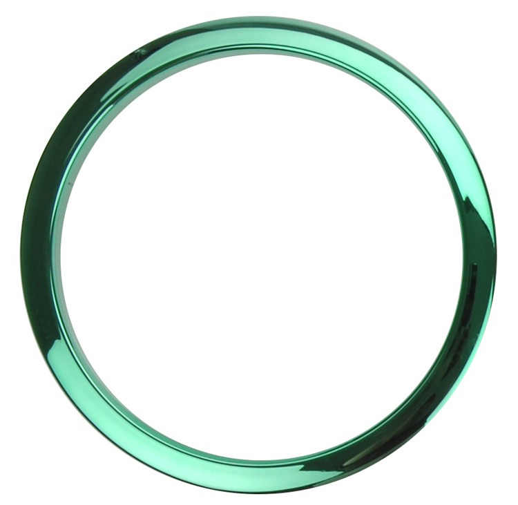 Bass Drum O's - HCG6 - 6" Green Chrome Drum O's