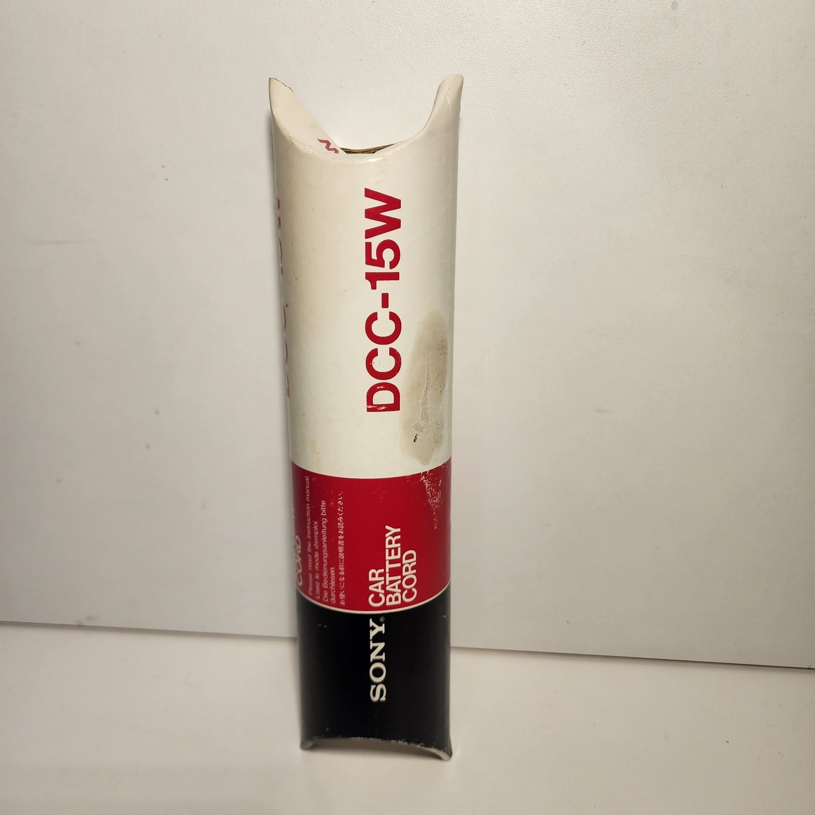 Sony DCC-15W Car Battery Cord  with Original Tube Tokyo