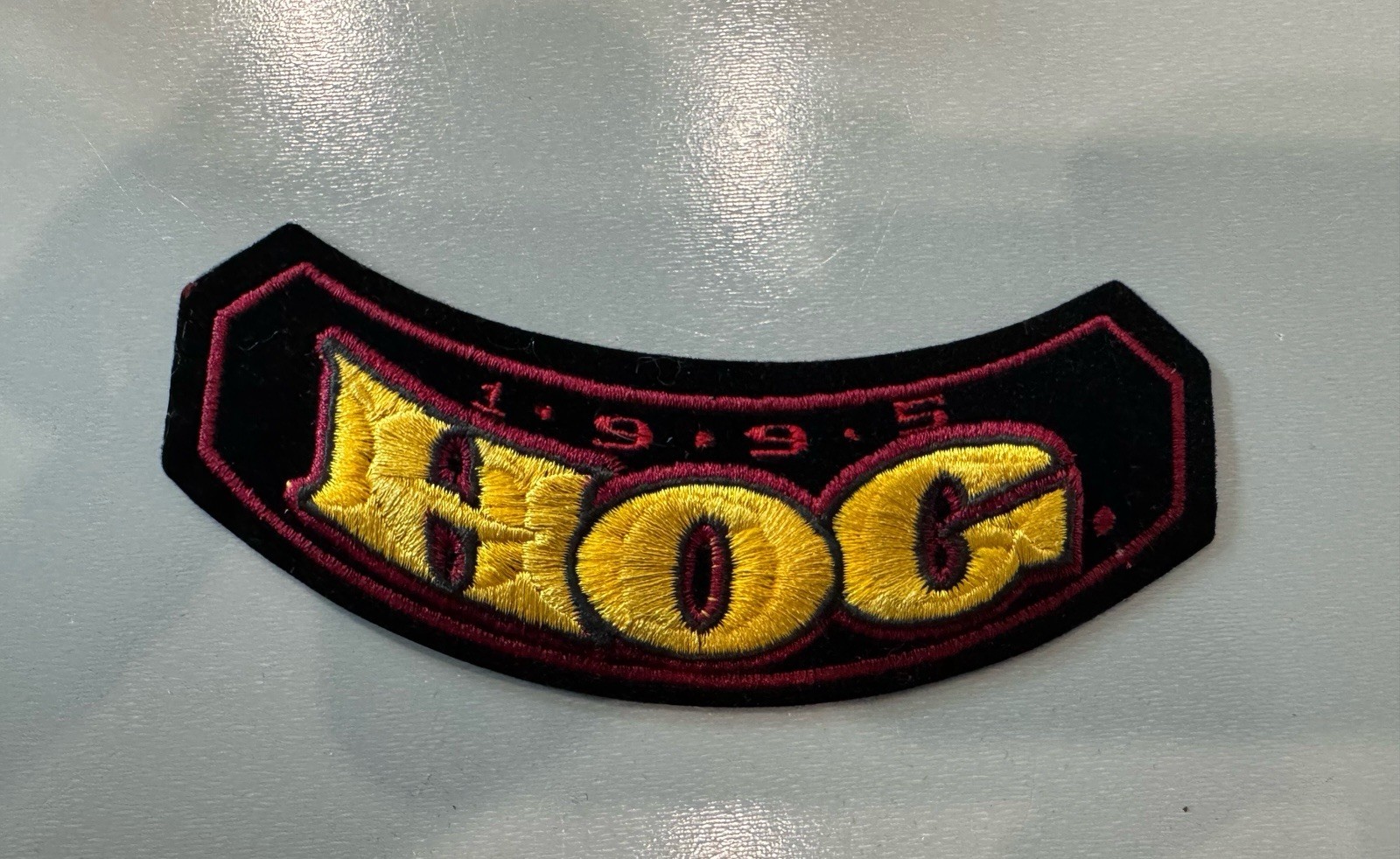 1995 HOG Membership Rocker Patch & Pin Harley Davidson Owners Group